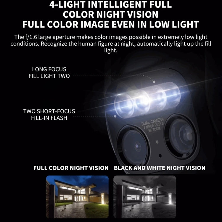 Original Xiaomi CW700S Outdoor Camera 4MP Full Color Night Vision WiFi Camera, US Plug - Wireless Camera by Xiaomi | Online Shopping South Africa | PMC TechLife | Buy Now Pay Later Mobicred