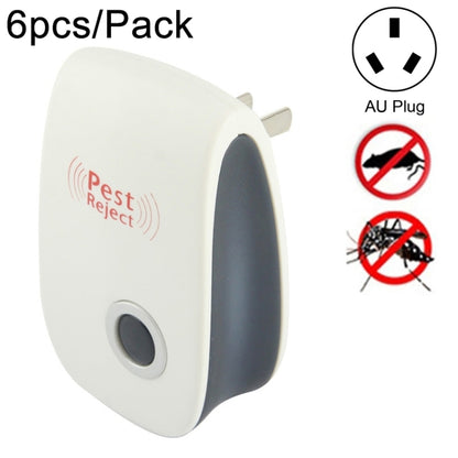 6pcs/Pack Ultrasonic Electronic Cockroach Mosquito Pest Reject Repeller, AU Plug - Repellents by PMC Jewellery | Online Shopping South Africa | PMC Jewellery | Buy Now Pay Later Mobicred