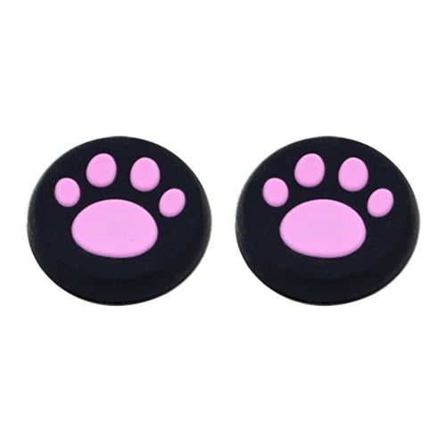 4 PCS Cute Cat Paw Silicone Protective Cover for PS4 / PS3 / PS2 / XBOX360 / XBOXONE / WIIU Gamepad Joystick(Pink) - Cases by PMC Jewellery | Online Shopping South Africa | PMC Jewellery