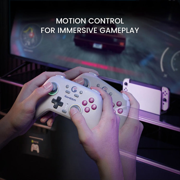 GameSir Nova NS T4N Wireless Gamepad Game Controller for Nintendo Switch (White) - free shipping - PMC Jewellery - Order now!