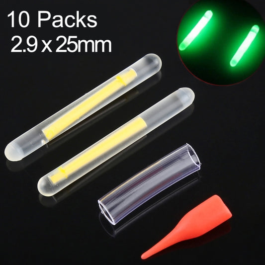 10 Packs OCEAN SUN Luminous Float Night Fishing Light Stick, Visibility: 15m, Size: 2.9 x 25mm - Fishing Float by PMC Jewellery | Online Shopping South Africa | PMC Jewellery | Buy Now Pay Later Mobicred