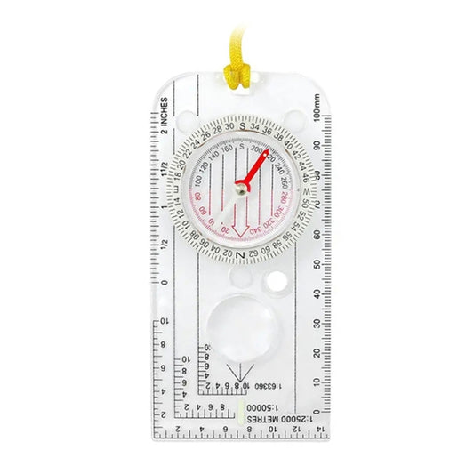 Nisa DC40-3A Outdoor Transparent Compass Map Scale - Hiking Meter by PMC Jewellery | Online Shopping South Africa | PMC Jewellery | Buy Now Pay Later Mobicred