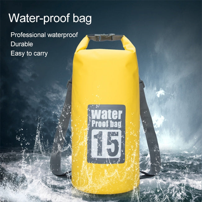 Outdoor Waterproof Dry Dual Shoulder Strap Bag Dry Sack, Capacity: 30L (Green) - Waterproof Bags by PMC Jewellery | Online Shopping South Africa | PMC Jewellery