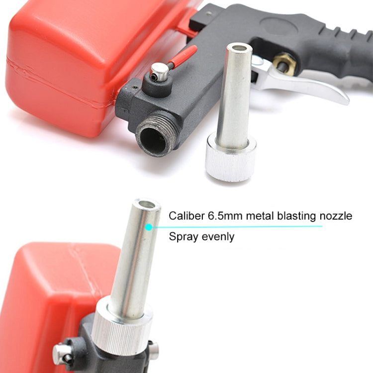 Portable Red Gravitational Sandblasting Machine Mini Rust-proof Sandblaster - Others by PMc TechLife | Online Shopping South Africa | PMc TechLife | Buy Now Pay Later Mobicred