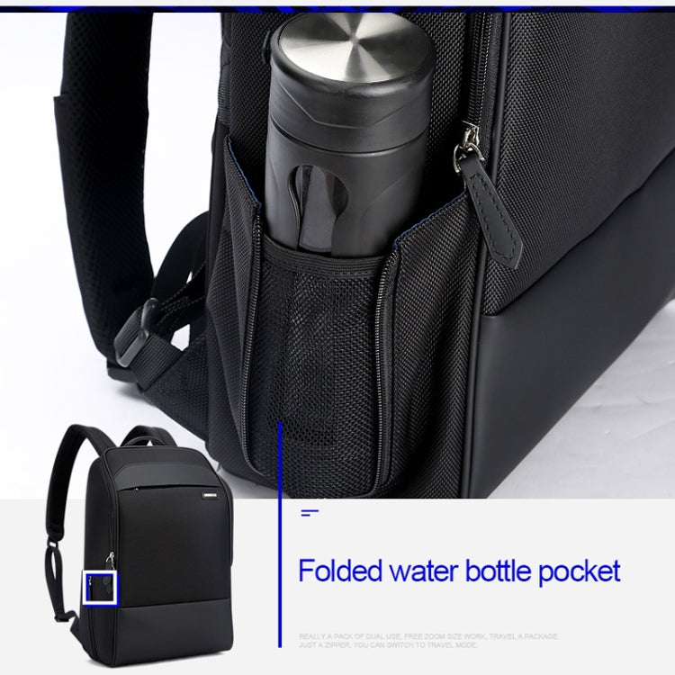 Bopai 751-006881 Business Anti-theft Waterproof Large Capacity Double Shoulder Bag,with USB Charging Port, Size: 30x14x44cm(Black) - 15.6 - 17 inch by Bopai | Online Shopping South Africa | PMC Jewellery | Buy Now Pay Later Mobicred