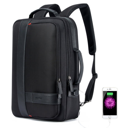 Bopai 751-006561 Large Capacity Business Casual Breathable Laptop Backpack with External USB Interface, Size: 29 x 16 x 44cm(Black) - Backpack by Bopai | Online Shopping South Africa | PMC Jewellery | Buy Now Pay Later Mobicred