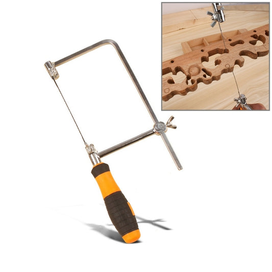 U Shape Hacksaw with Blades for Metal / Wood / Plastic Tube / Wire DIY Hand Tool Portable Woodworking Saw, Width: 105mm - Electric Saws & Accessories by PMC Jewellery | Online Shopping South Africa | PMC Jewellery | Buy Now Pay Later Mobicred