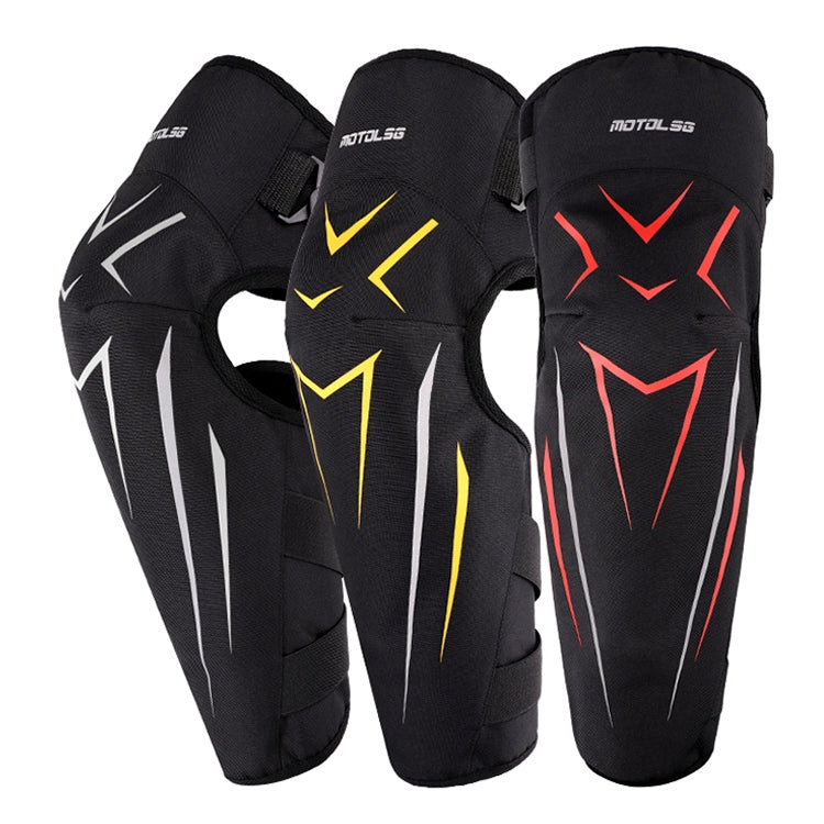 MOTOLSG 2 in 1 Knee Pads Motorcycle Bicycle Riding Warm Fleece Soft Protective Gear (Black White) - Protective Gear by MOTOLSG | Online Shopping South Africa | PMC Jewellery | Buy Now Pay Later Mobicred