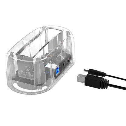 ORICO 6139U3 2.5 / 3.5 inch Transparent SATA to USB 3.0 Hard Drive Dock Station(Transparent) - HDD Enclosure by ORICO | Online Shopping South Africa | PMC Jewellery | Buy Now Pay Later Mobicred