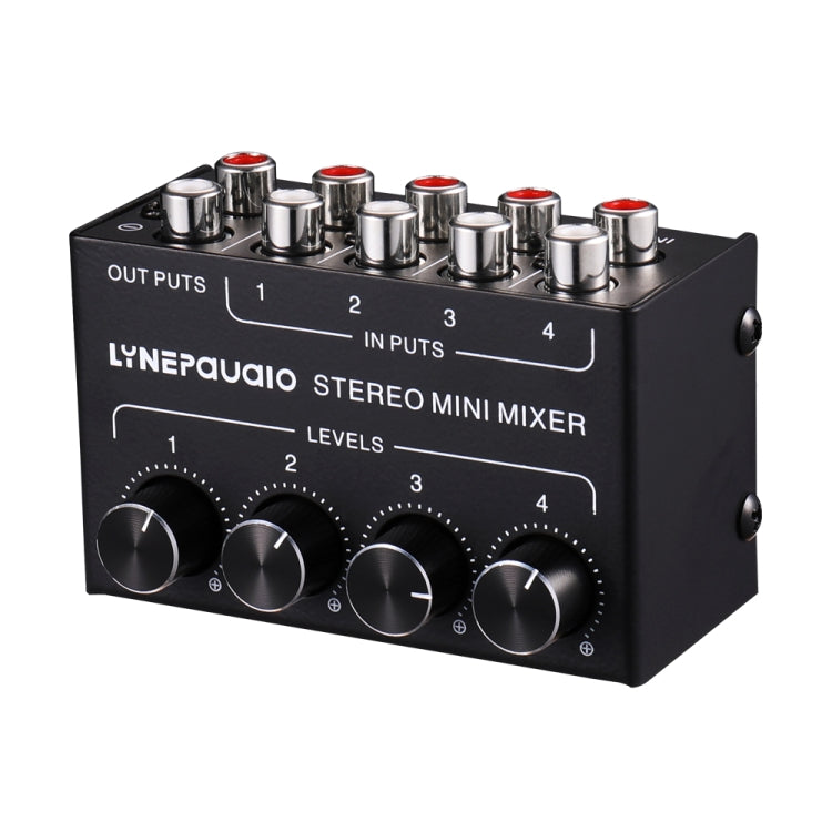 LINEPAUDIO B896 Four-channel Sassive Mixer (Black) -  by PMC TechLife | Online Shopping South Africa | PMC TechLife | Buy Now Pay Later Mobicred