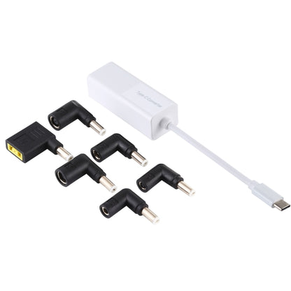 Laptop Power Adapter 65W USB-C / Type-C Converter to 6 in 1 Power Adapter (White) - Universal Power Adapter by PMC Jewellery | Online Shopping South Africa | PMC Jewellery | Buy Now Pay Later Mobicred