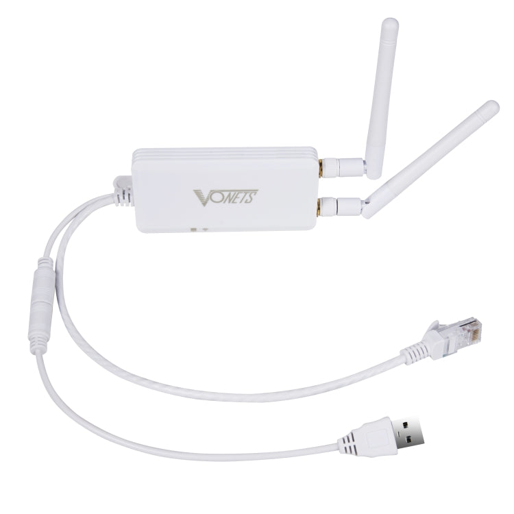 VONETS VAP11S 2.4G Mini Wireless Bridge 300Mbps WiFi Repeater with 2 Antennas - Network Hardware by VONETS | Online Shopping South Africa | PMC Jewellery | Buy Now Pay Later Mobicred