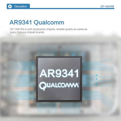 COMFAST CF-WA700 Qualcomm AR9341 300Mbps/s Outdoor Wireless Network Bridge with Dual Antenna 48V POE Adapter & AP / Router Mode, Classfication Function, 85 Devices Connecting Synchronously - Network Hardware by COMFAST | Online Shopping South Africa | PMC Jewellery | Buy Now Pay Later Mobicred