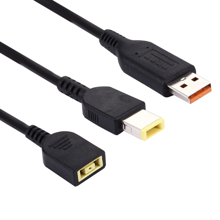 Big Square (First Generation) Female to Lenovo YOGA 3 & Big Square (First Generation) Male Interfaces Power Adapter Cable for Lenovo Laptop Notebook, Length: about 30cm - For Lenovo by PMC Jewellery | Online Shopping South Africa | PMC Jewellery | Buy Now Pay Later Mobicred