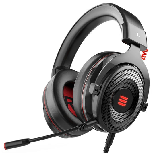 EKSA E900 Pro 7.1 Gaming Wire-Controlled Head-mounted USB Luminous Gaming Headset with Microphone(Black) - Multimedia Headset by EKSA | Online Shopping South Africa | PMC Jewellery
