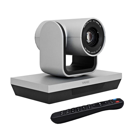 YANS YS-H20U USB HD 1080P Wide-Angle Video Conference Camera with Remote Control, US Plug(Grey) - HD Camera by YANS | Online Shopping South Africa | PMC Jewellery | Buy Now Pay Later Mobicred