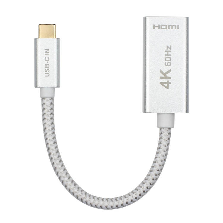 USB 3.1 Type-C Male to HDMI Female Video Adapter Cable, Length: 20cm - Cable & Adapters by PMC Jewellery | Online Shopping South Africa | PMC Jewellery | Buy Now Pay Later Mobicred