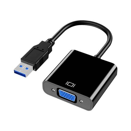 HW-1501 USB to VGA HD Video Converter (Black) - Adapter by PMC Jewellery | Online Shopping South Africa | PMC Jewellery | Buy Now Pay Later Mobicred