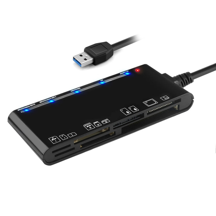 Rocketek CR7 USB3.0 Multi-function Card Reader CF / XD / MS / SD / TF Card 7 in 1 -  by ROCKETEK | Online Shopping South Africa | PMC Jewellery | Buy Now Pay Later Mobicred