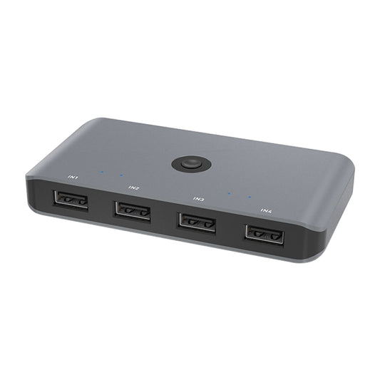 Rocketek HC405 USB2.0 KVM Switch Four In Four Out Sharing Converter - Switch by ROCKETEK | Online Shopping South Africa | PMC Jewellery | Buy Now Pay Later Mobicred