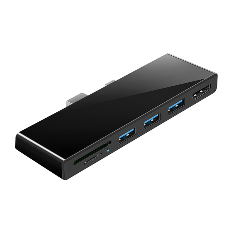 Rocketek SH768 6 in 1 USB 3.0 / HDMI / SD / TF HUB Adapter for Surface Pro 4 - USB 3.0 HUB by ROCKETEK | Online Shopping South Africa | PMC Jewellery | Buy Now Pay Later Mobicred