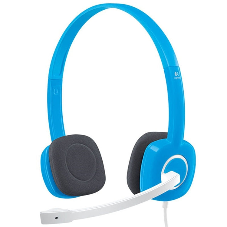 Logitech H150 Wired Headphone Dual 3.5mm Earphone Gaming Headset Stereo with MIC - free shipping - PMC Jewellery - Order now!