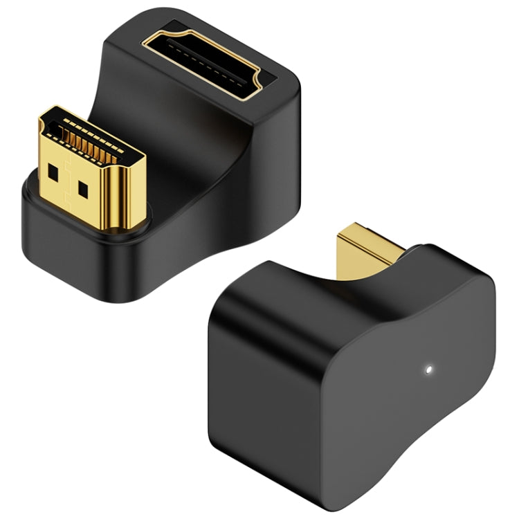 A8K-16 8K HDMI Male to HDMI Female U-bend Adapter - Adapter by PMC Jewellery | Online Shopping South Africa | PMC Jewellery | Buy Now Pay Later Mobicred