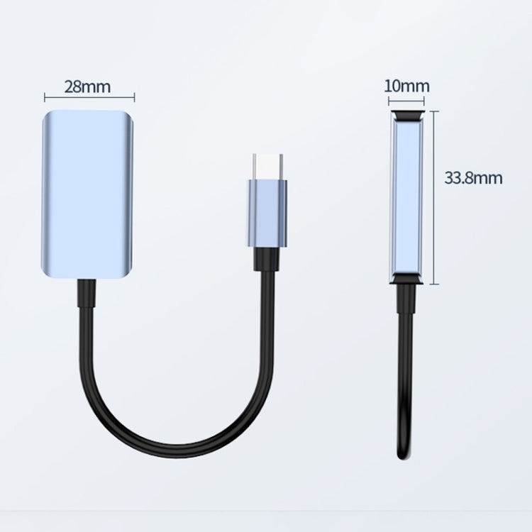 BYL-2006A USB-C/Type-C to HDTV 4K Converter Cable (Silver) - free shipping - PMC Jewellery - Order now!