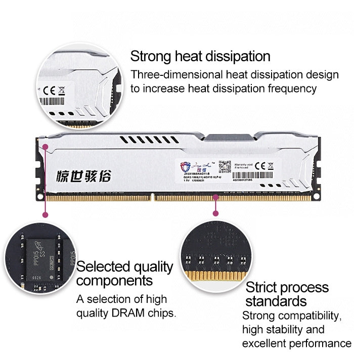 JingHai 1.2V DDR4 2400MHz 16GB Memory RAM Module for Desktop PC - RAMs by JingHai | Online Shopping South Africa | PMC Jewellery | Buy Now Pay Later Mobicred