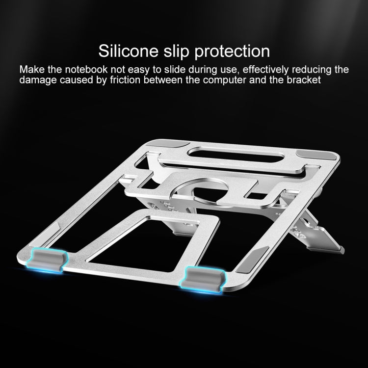 COOLCOLD U2S Portable Foldable Hollow Double Triangle Height Adjustable Aluminum Alloy Bracket for Laptop - Laptop Stand by COOLCOLD | Online Shopping South Africa | PMC Jewellery | Buy Now Pay Later Mobicred