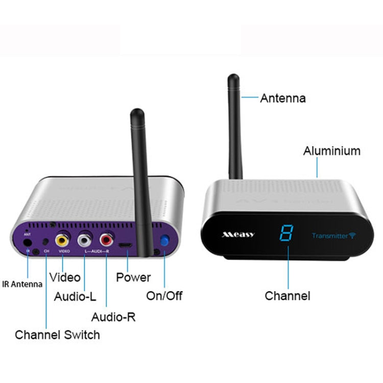 Measy AV220 2.4GHz Wireless Audio / Video Transmitter and Receiver, Transmission Distance: 200m, AU Plug - Set Top Box & Accessories by Measy | Online Shopping South Africa | PMC Jewellery | Buy Now Pay Later Mobicred