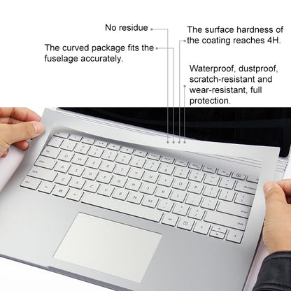 4 in 1 Notebook Shell Protective Film Sticker Set for Microsoft Surface Book 2 15 inch(Silver) - Screen & Keyboard Cover by PMC Jewellery | Online Shopping South Africa | PMC Jewellery | Buy Now Pay Later Mobicred