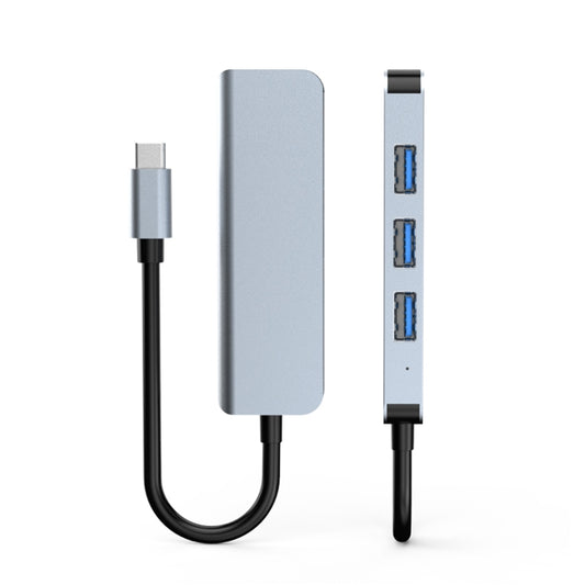 BYL-2013T 4 in 1 USB-C / Type-C to USB 3.0 x 1 + USB 2.0 x 3 HUB Adapter - USB HUB by PMC Jewellery | Online Shopping South Africa | PMC Jewellery | Buy Now Pay Later Mobicred