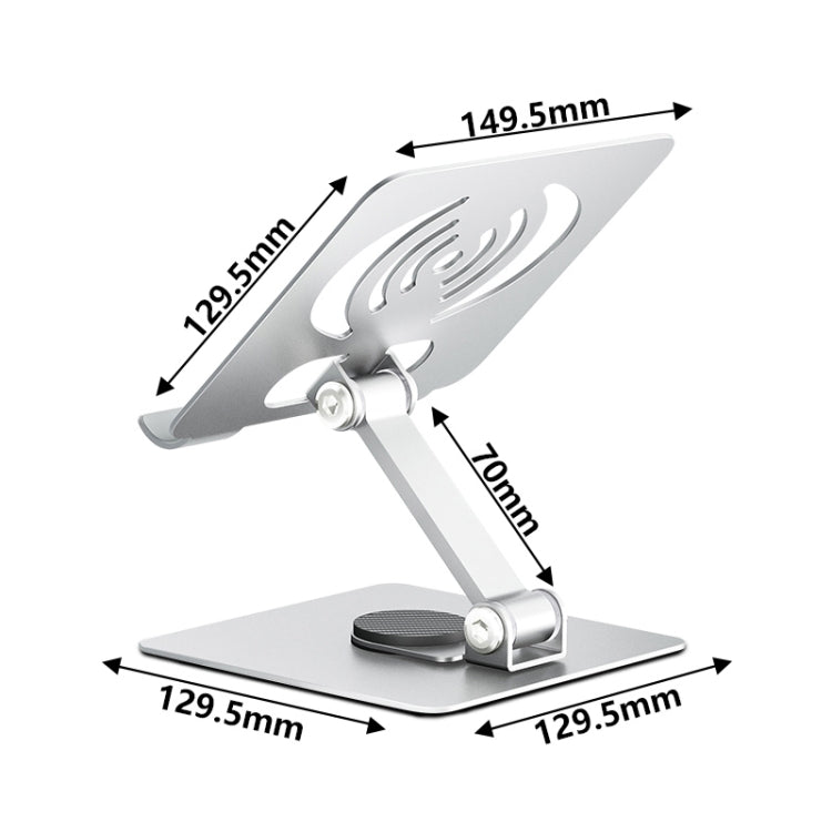 L-14 Aluminum Alloy Foldable Rotating Laptop/Tablet Stand(Green) - Laptop Stand by PMC Jewellery | Online Shopping South Africa | PMC Jewellery | Buy Now Pay Later Mobicred