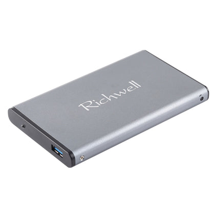 Richwell SATA R2-SATA-160GB 160GB 2.5 inch USB3.0 Super Speed Interface Mobile Hard Disk Drive(Grey) - External Hard Drives by Richwell | Online Shopping South Africa | PMC Jewellery | Buy Now Pay Later Mobicred