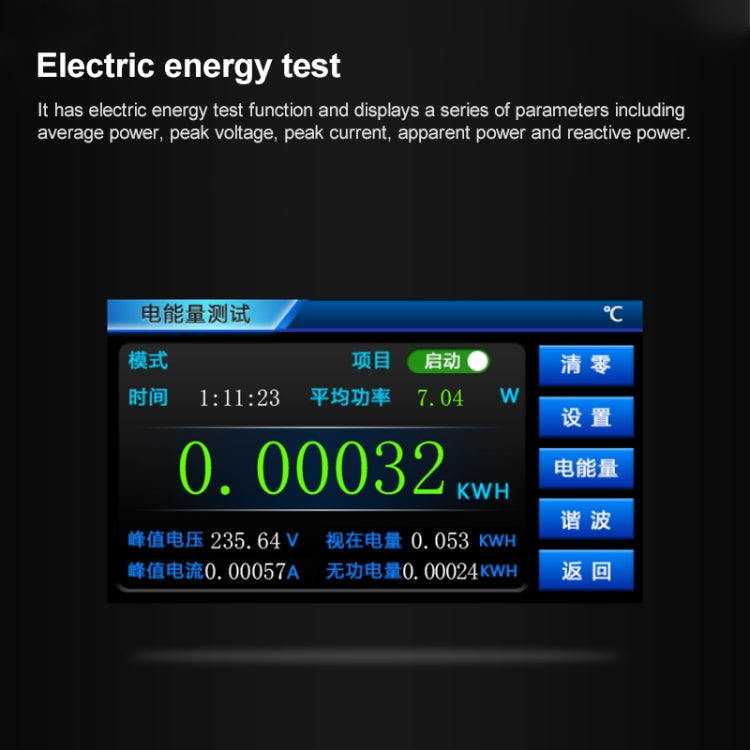 DCUU PM2818C AC 20A Intelligent Electrical Parameters Measuring Instrument (US Plug) - Current & Voltage Tester by PMc TechLife | Online Shopping South Africa | PMc TechLife | Buy Now Pay Later Mobicred