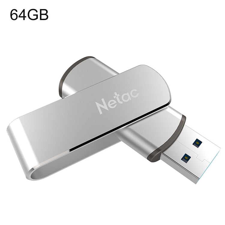 Netac U388 64GB USB 3.0 Twister Secure Encryption Flash Disk - USB Flash Drives by Netac | Online Shopping South Africa | PMC Jewellery | Buy Now Pay Later Mobicred