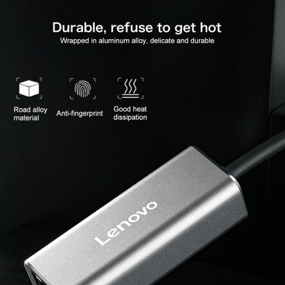 Lenovo F1-U01 Type-C / USB-C to Gigabit Ethernet Converter - Cable & Adapters by Lenovo | Online Shopping South Africa | PMC Jewellery | Buy Now Pay Later Mobicred