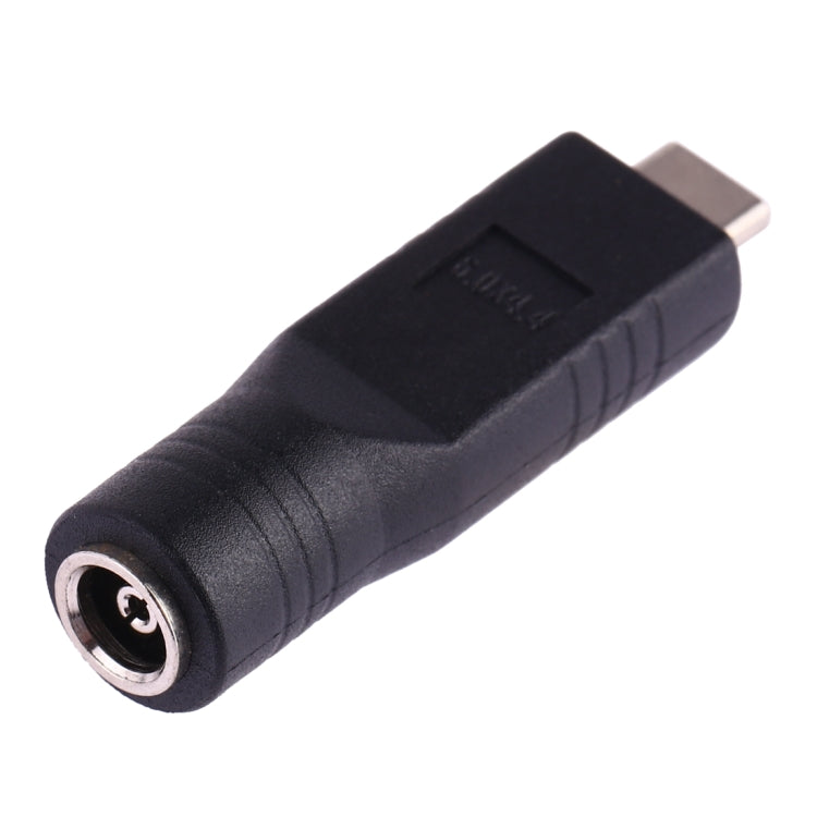 6.0 x 4.4mm Female to USB-C / Type-C Male Plug Adapter Connector - Universal Power Adapter by PMC TechLife | Online Shopping South Africa | PMC TechLife | Buy Now Pay Later Mobicred