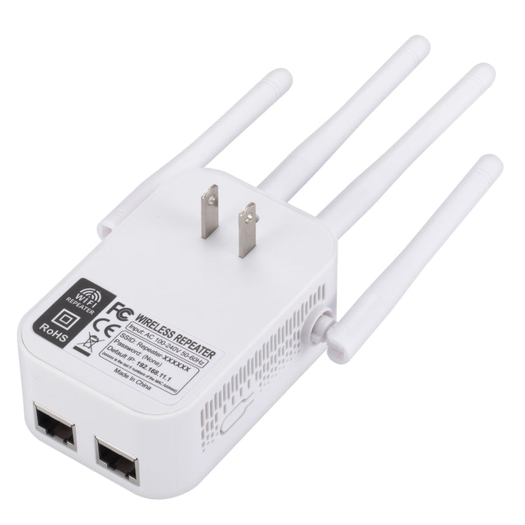 SM-010 Four-antenna 300M Repeater WiFi Wireless Router (US Plug) - Wireless Routers by PMC TechLife | Online Shopping South Africa | PMC TechLife | Buy Now Pay Later Mobicred