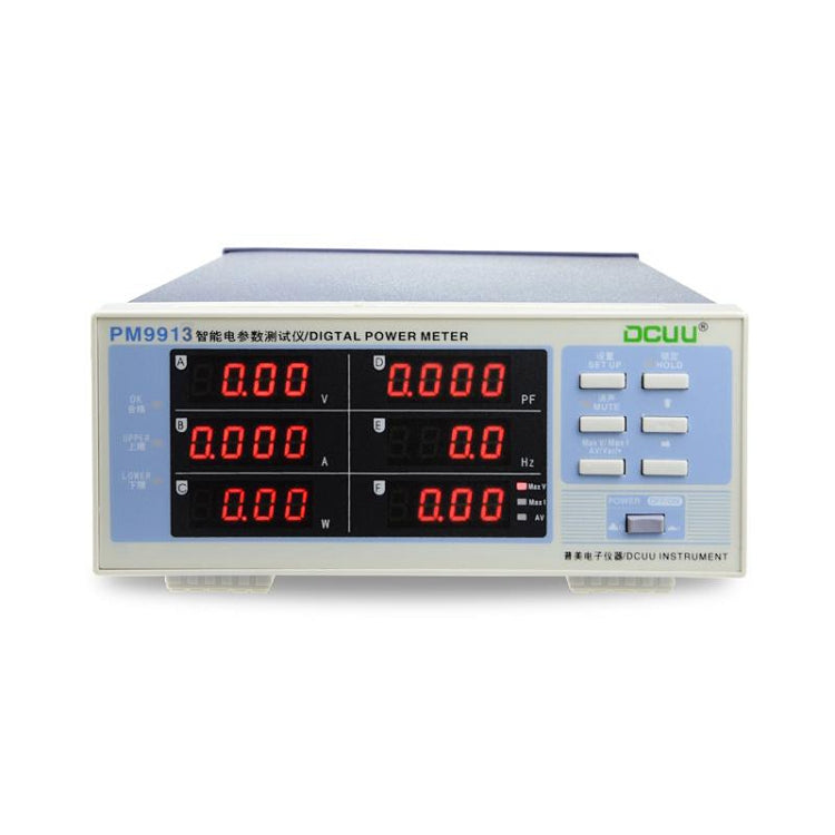 DCUU PM9913 Intelligent Electrical Parameters Measuring Instrument(EU Plug) - Current & Voltage Tester by PMC TechLife | Online Shopping South Africa | PMC TechLife | Buy Now Pay Later Mobicred