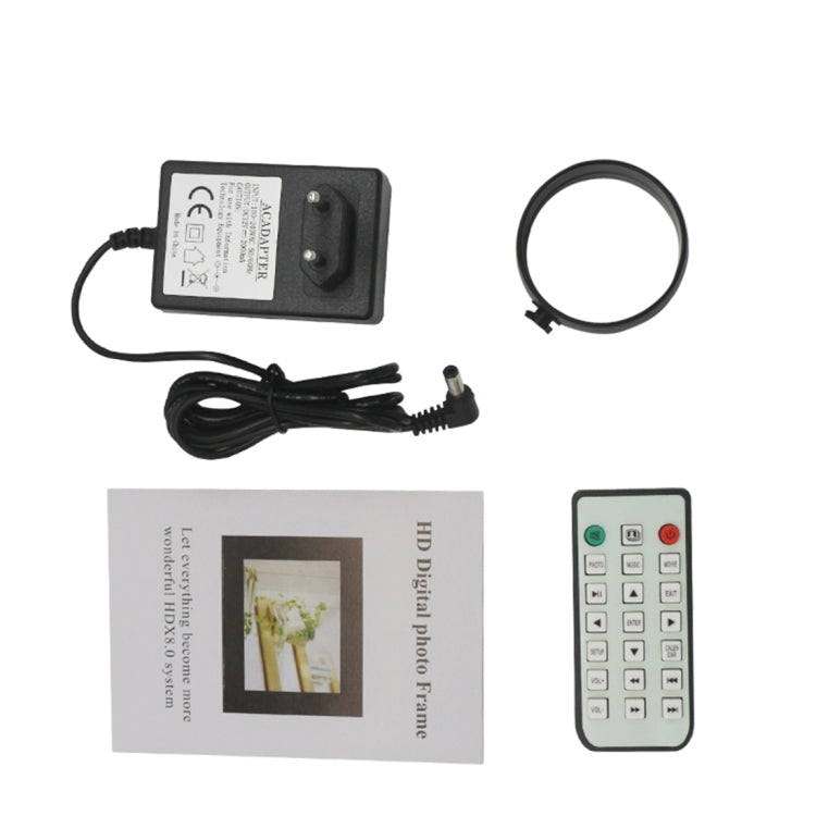 17.0 inch LED Display Digital Photo Frame with Holder / Remote Control, Allwinner Technology, Support USB / SD Card Input / OTG, US/EU/UK Plug(Black) - 15 inch Above by PMC TechLife | Online Shopping South Africa | PMC TechLife | Buy Now Pay Later Mobicred