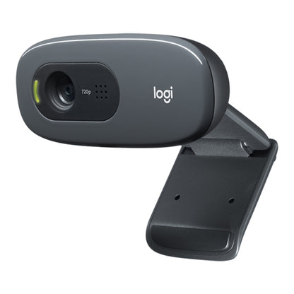 Logitech C270 HD Web Camera Meets Every Need for HD 720p Video Calls(Black) - HD Camera by Logitech | Online Shopping South Africa | PMC Jewellery | Buy Now Pay Later Mobicred