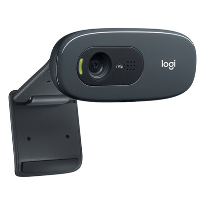 Logitech C270 HD Web Camera Meets Every Need for HD 720p Video Calls(Black) - HD Camera by Logitech | Online Shopping South Africa | PMC Jewellery | Buy Now Pay Later Mobicred