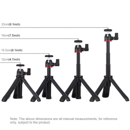 PULUZ Selfie Sticks Tripod Mount + Phone Clamp with Tripod Adapter & Long Screw(Black) - Desktop Holder by PULUZ | Online Shopping South Africa | PMC Jewellery | Buy Now Pay Later Mobicred