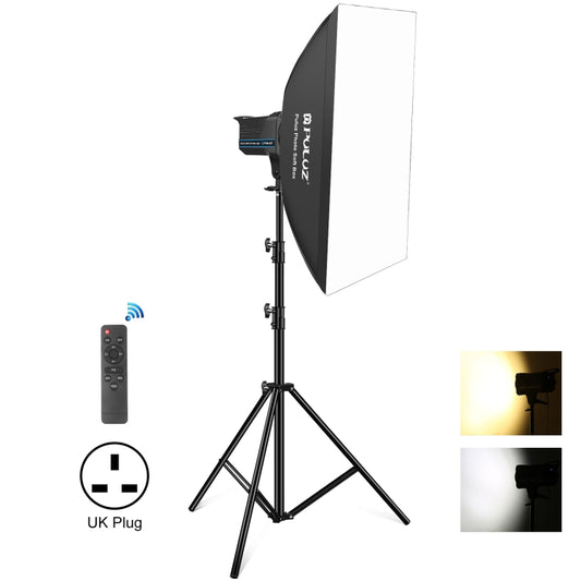 PULUZ 150W 3200K-5600K Photo Studio Strobe Flash Light Kit with Softbox Reflector & Tripod(UK Plug) - Shoe Mount Flashes by PULUZ | Online Shopping South Africa | PMC Jewellery | Buy Now Pay Later Mobicred