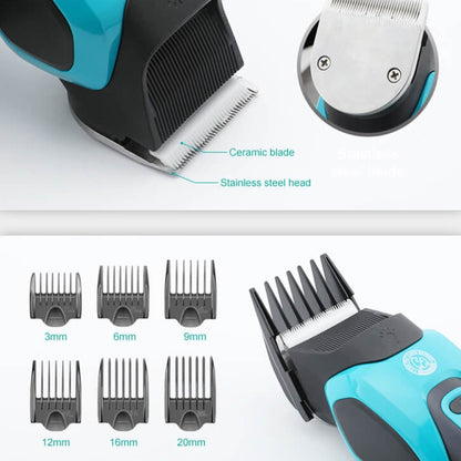 VGR V-208 Professional Pet Barber Electric Hair Clipper (Blue) - Electric Clipper by VGR | Online Shopping South Africa | PMC Jewellery