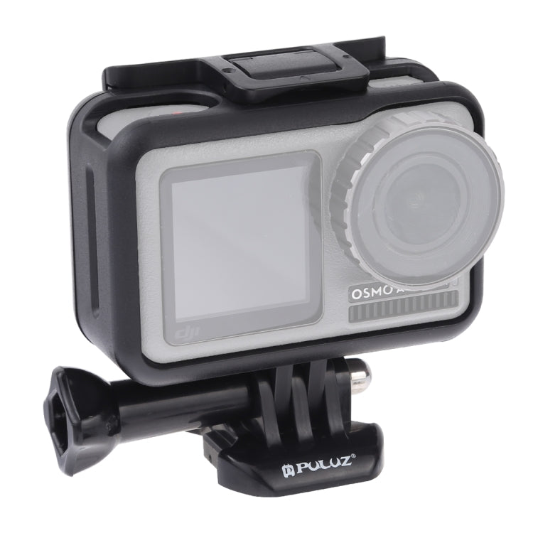 PULUZ Standard Border Frame ABS Protective Cage for DJI Osmo Action, with Buckle Basic Mount & Screw(Black) - Mount & Holder by PULUZ | Online Shopping South Africa | PMC TechLife | Buy Now Pay Later Mobicred