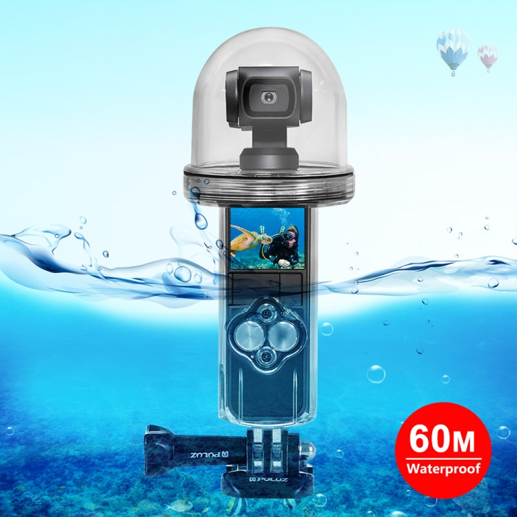 PULUZ 60m Underwater Waterproof Housing Diving Case Cover for DJI Osmo Pocket - Case & Bags by PULUZ | Online Shopping South Africa | PMC Jewellery | Buy Now Pay Later Mobicred