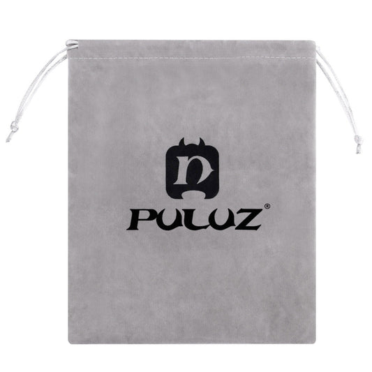 PULUZ Storage Bag with Stay Cord for GoPro Hero12 Black / Hero11 /10 /9 /8 /7 /6 /5, Insta360 Ace / Ace Pro, DJI Osmo Action 4 and Other Action Cameras Accessories(Grey) - Carry Cases by PULUZ | Online Shopping South Africa | PMC Jewellery | Buy Now Pay Later Mobicred